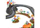 Luminous magnetic car race track 2 vehicles 310 elements 23