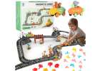 Luminous magnetic car race track 2 vehicles 310 elements 1