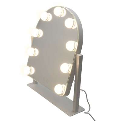 Lusterko do makijażu LED z 9 żarówkami podświetlane kosmetyczne