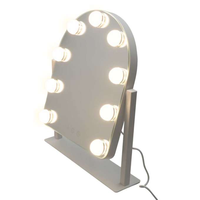 Lusterko do makijażu LED z 9 żarówkami podświetlane kosmetyczne