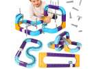 Magnetic Building Blocks 87-Piece Race Track Set 1