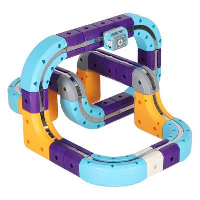 Magnetic Building Blocks 87-Piece Race Track Set