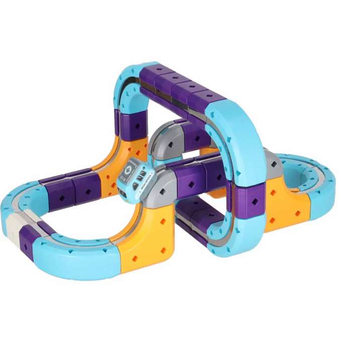 Magnetic Building Blocks 87-Piece Race Track Set
