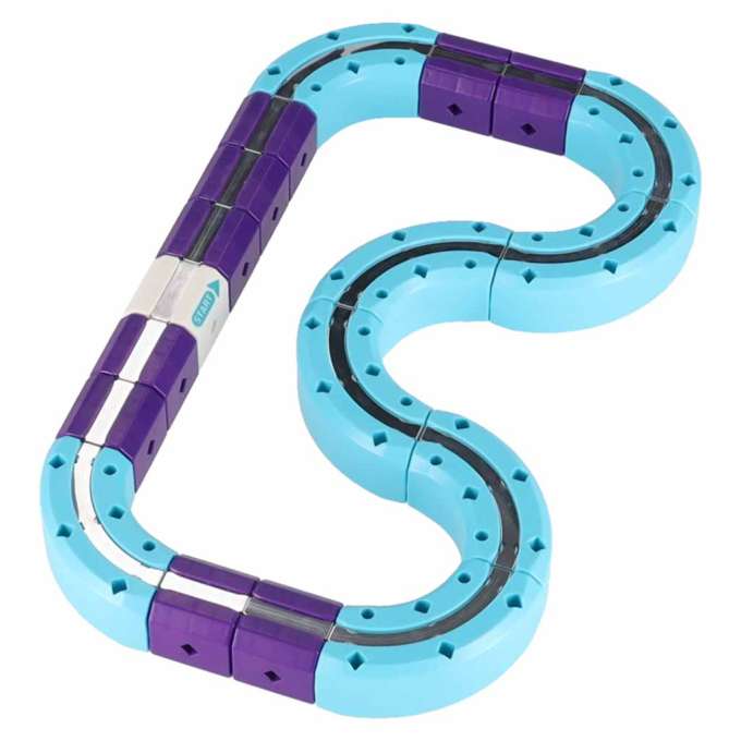 Magnetic Building Blocks 87-Piece Race Track Set