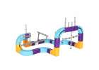 Magnetic Building Blocks 87-Piece Race Track Set 13