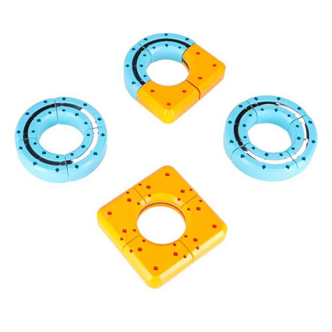 Magnetic Building Blocks 87-Piece Race Track Set