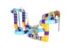 Magnetic Building Blocks Race Track Set with 127 Pieces 18