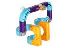 Magnetic Building Blocks Race Track Set with 127 Pieces 16