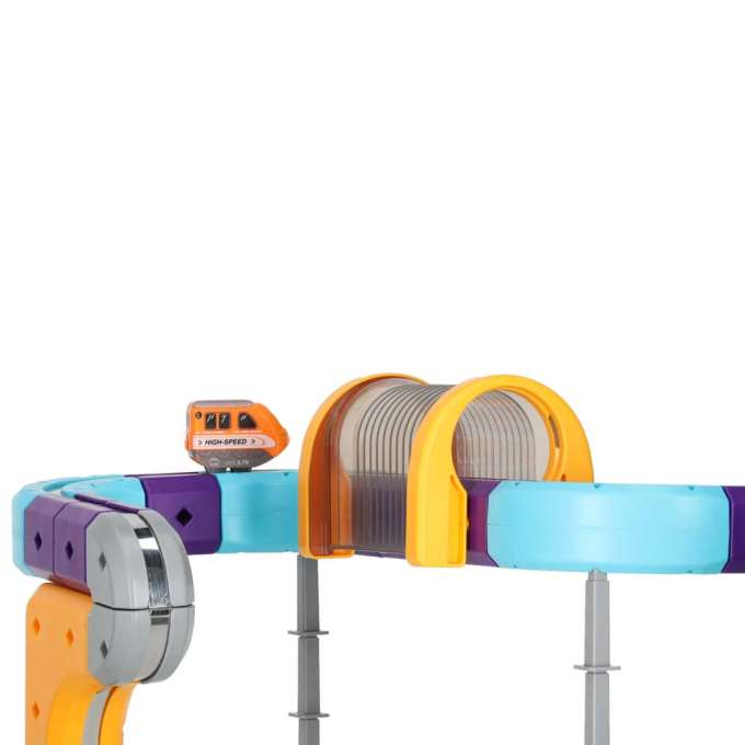 Magnetic Building Blocks Race Track Set with 127 Pieces