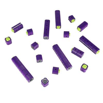 Magnetic Building Blocks Race Track Set with 127 Pieces