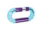 Magnetic Building Blocks Race Track Set with 54 Pieces 7