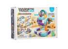 Magnetic Building Blocks Race Track Set with 54 Pieces 14
