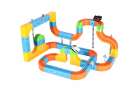 Magnetic Building Blocks Race Track and Trains Set 140 Pieces 19