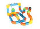 Magnetic Building Blocks Race Track and Trains Set 140 Pieces 17