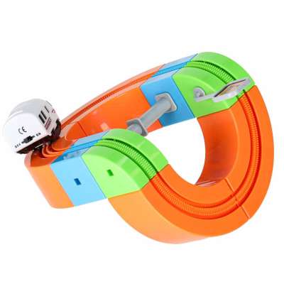 Magnetic Building Blocks Race Track and Trains Set 140 Pieces
