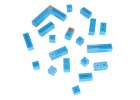 Magnetic Building Blocks Race Track and Trains Set 140 Pieces 11