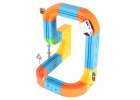 Magnetic Building Blocks Race Track and Trains Set 65 Pieces 5