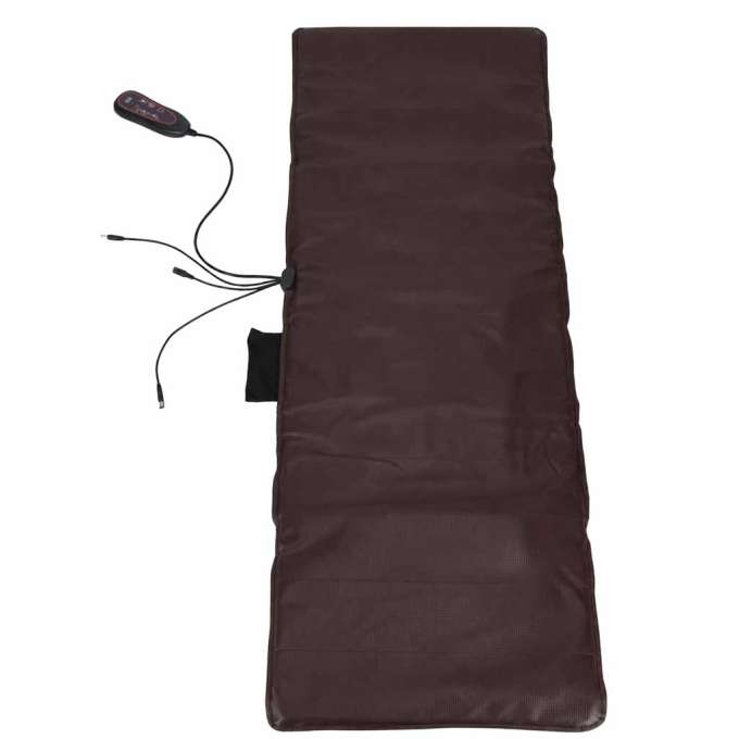 Masażer pleców ciała mata masująca z pilotem Shiatsu podgrzewanie masaż nóg