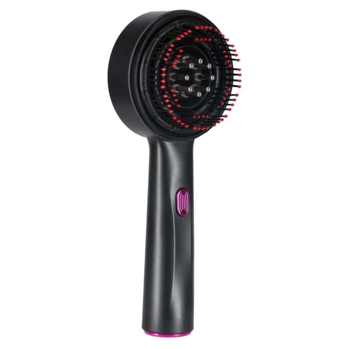 Massage brush scalp massager oil applicator USB black