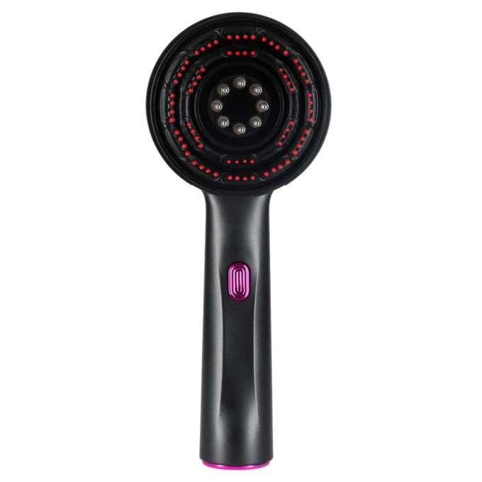 Massage brush scalp massager oil applicator USB black