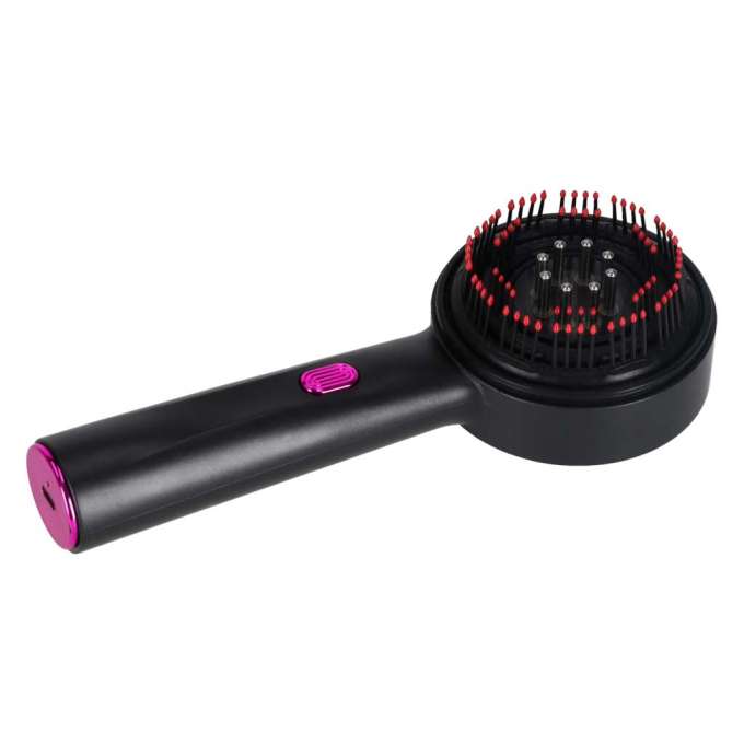 Massage brush scalp massager oil applicator USB black