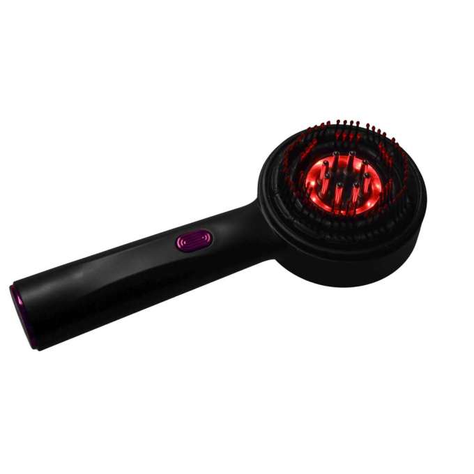 Massage brush scalp massager oil applicator USB black