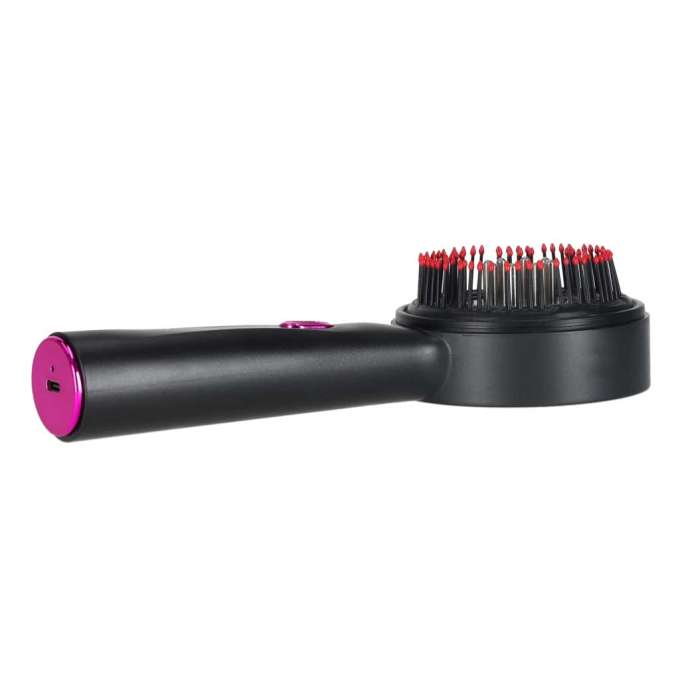 Massage brush scalp massager oil applicator USB black