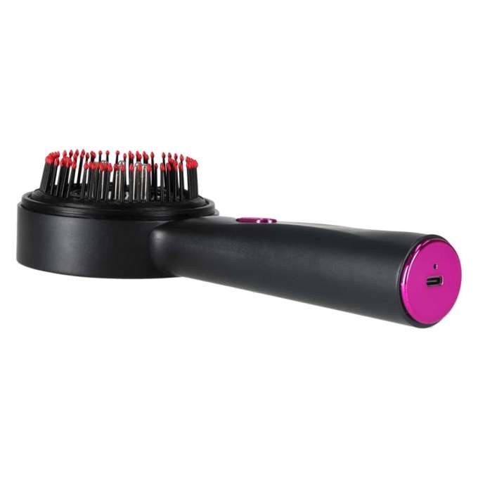 Massage brush scalp massager oil applicator USB black