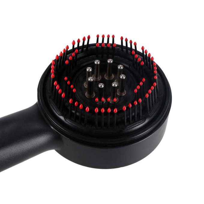 Massage brush scalp massager oil applicator USB black