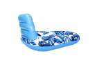 Materac dmuchany do pływania fotel leżak z oparciem 6