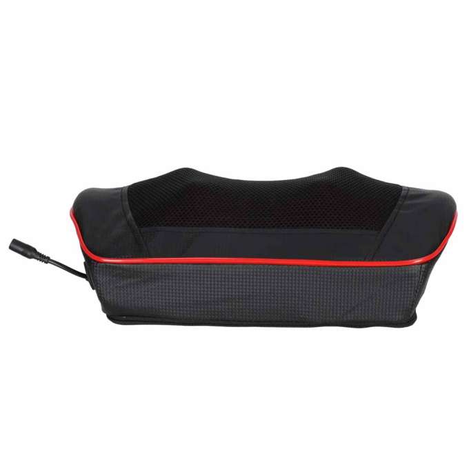 Neck and back massage pillow with remote control and heating function