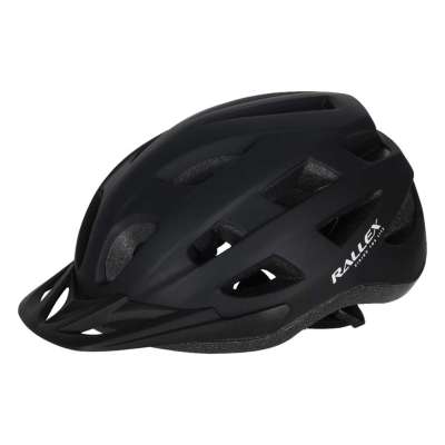 RALLEX Women's bicycle helmet men's adjustable black L 58-62cm