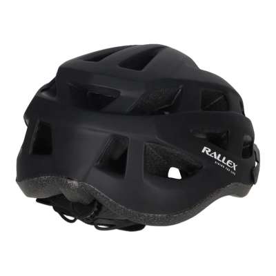 RALLEX Women's bicycle helmet men's adjustable black L 58-62cm
