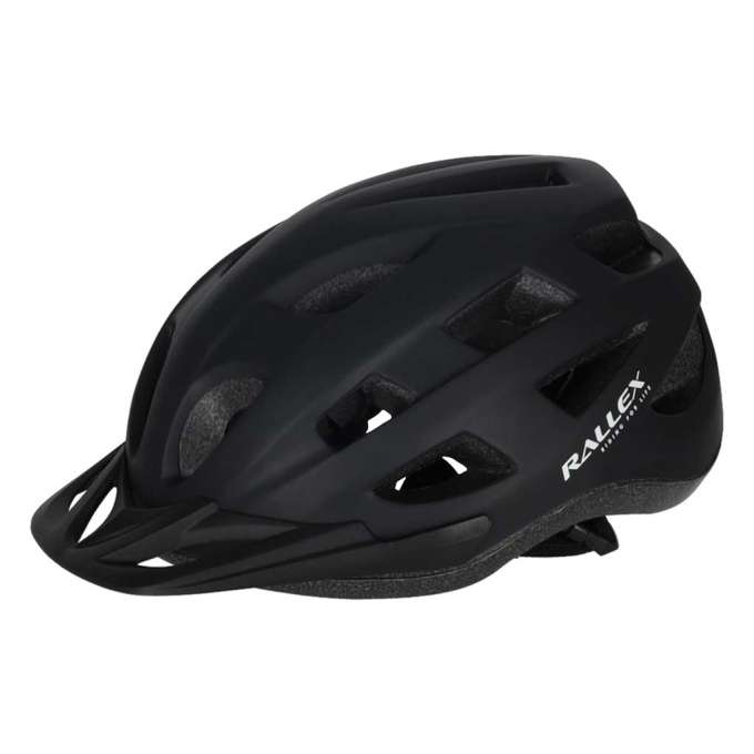 RALLEX Women's bicycle helmet men's adjustable black M 54-58cm