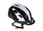 RALLEX Women's bicycle helmet men's adjustable black and white M 54-58cm 5