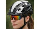 RALLEX Women's bicycle helmet men's adjustable black and white M 54-58cm 8