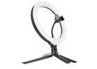 RGB LED selfie ring light on tripod 4