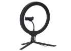 RGB LED selfie ring light on tripod 6