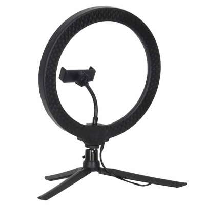 RGB LED selfie ring light on tripod
