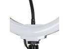 RGB LED selfie ring light on tripod 8