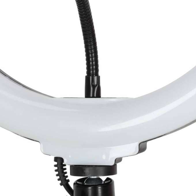 RGB LED selfie ring light on tripod