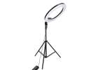 RGB LED selfie ring light on tripod 3 handles 7