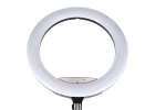 RGB LED selfie ring light on tripod 3 handles 10