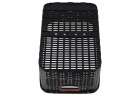 Rattan rear rack bicycle basket with reflector 8
