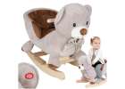 Rocking teddy bear plush rocker with soft seat 1