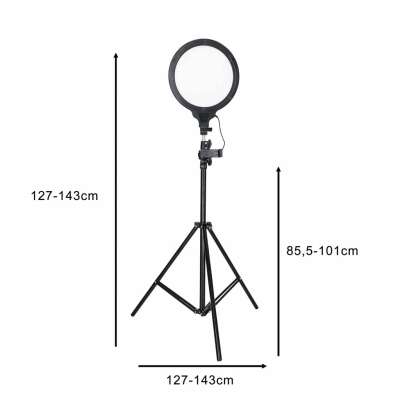 Round LED Studio Ring Light for Filming 3 Light Colors Panel