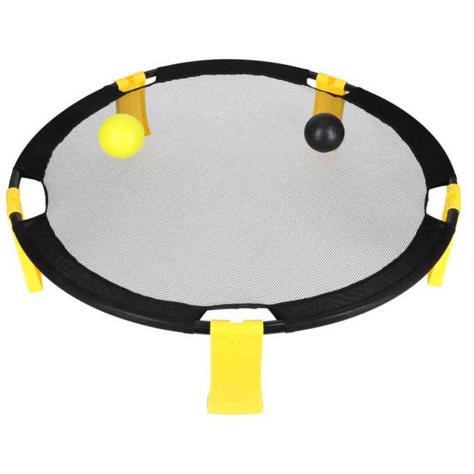 Roundnet team arcade game set round net 2 balls