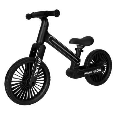 Rowerek biegowy Trike Fix Glow LED czarny