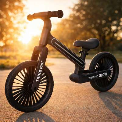 Rowerek biegowy Trike Fix Glow LED czarny