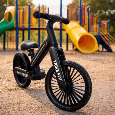 Rowerek biegowy Trike Fix Glow LED czarny